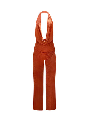 
                  
                    Kali’ Orange Slinky Jumpsuit
                  
                