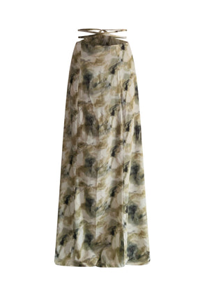 
                  
                    Abelia' Green Maxi Skirt
                  
                